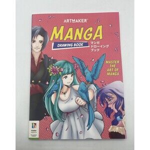 ARTMAKER Manga Drawing Book, Easy-to-Follow Drawing Instructions, 64 Pages